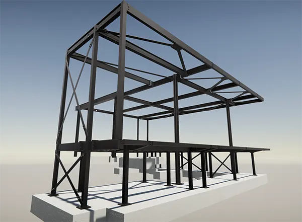 Merry Acre steel frame